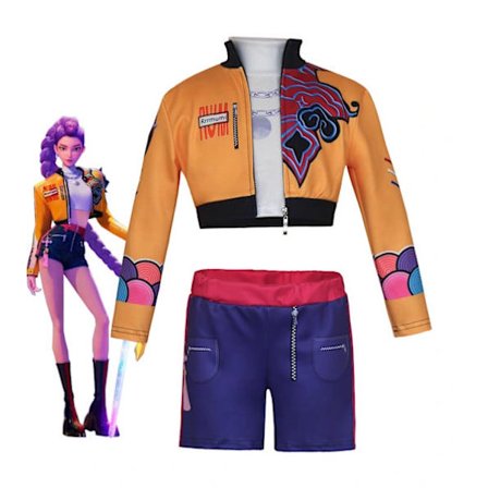 Hot Halloween Demon Slayer Cosplay Kostyme | K-Demon Slayer Mira Zoey Rumi Anime Antrekk Familie Par Cosplay, 120cm 2