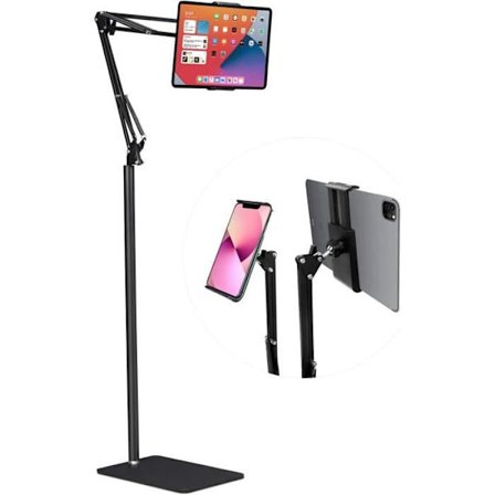 Justerbart iPad-stöd på stativ Spessn Universellt Metall Stöd för Sängtablett 360 Grader Rotera för iPad Air, iPad Pro, iPad Mini