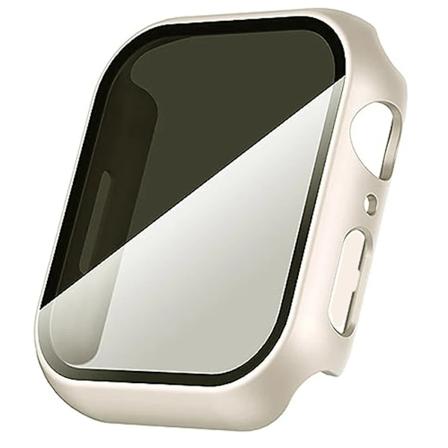 Apple Watch Series 9/8/7/6/5/4/Se -suojakotelo, näytönsuojalla, 45 mm, 41 mm, 44 mm, 40 mm, 49 mm, karkaistu kalvo, iWatch-lukko Silver 49mm Ultra 2 1