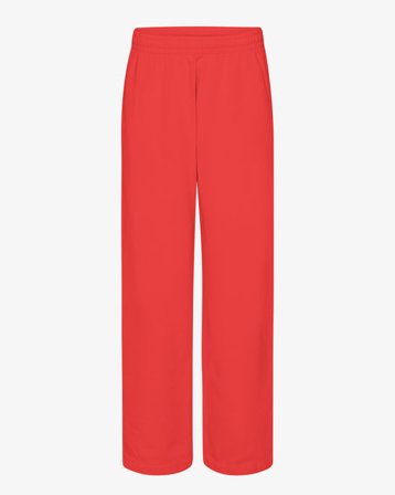 Organic Straight Leg Sweatpants - Red Tangerine - Female - 2XL