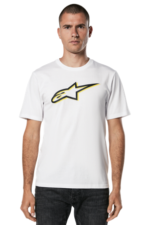 Tricou Alpinestars Ageless Shadow CSF alb/negru XL