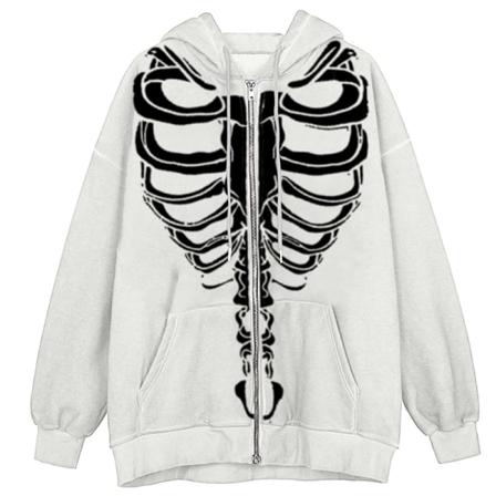 Kvinnor Långärmade Halloween-huvtröjor Butterfly Printed Sweatshirt