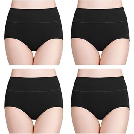 Damtrosor i bomull med hög midja, elastiska underkläder, boxer för kvinnor, platt mage