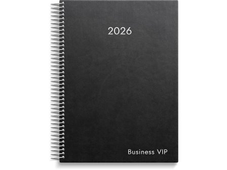 Burde Kalender Business VIP 2026 svart - Lyreco - Almanackor och kalendrar - Veckokalendrar - Business