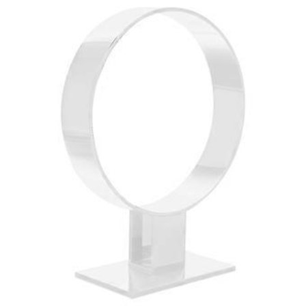 Hårbøyle og strikkholder akryl stativ for damer mødre hår tilbehør oppbevaringsløsning 18.5X14.1X6.2CM 1 stk