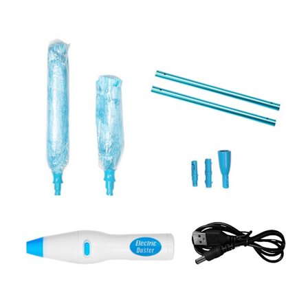 USB Elektrisk Støvkost Automatisk Elektrisk Støvbørste, Fleksibel Rengøringsbørste