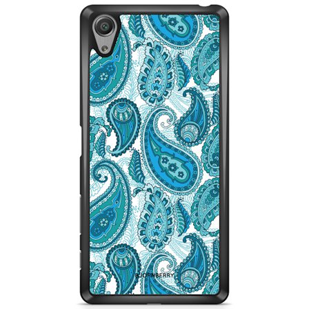 Bjornberry Skal Sony Xperia L1 - Blå Paisley