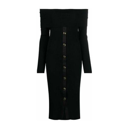 Pinko Knitted Kjole Sort, Dame