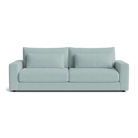 Sevilla 3 personers sofa - Aragon Krystal blå - 238x108x85 - Sofa, 3 personers sofa