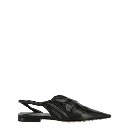 Bottega Veneta, Flats Czarny, Kobieta, Rozmiar: 38 EU