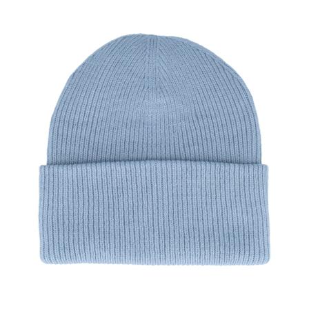 Beechfield - Blau cuff Mütze - Engineered Dusty Blue Soft Deep Cuffed @ Hatstore