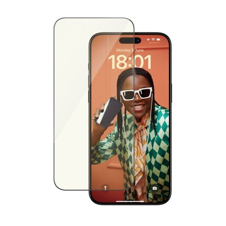 PanzerGlass Eyecare Screen Protection iPhone 15 Pro Max | Ultra-Wide Fit w. EasyAligner