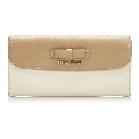 Miu Miu Pre-owned, Pre-owned Wallets Bruin, Dames, Maat:ONE Size