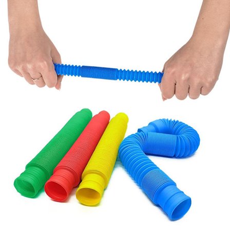 4-pakning - Pop Tube - Fidget Toys - Leksak / Sensory_jar