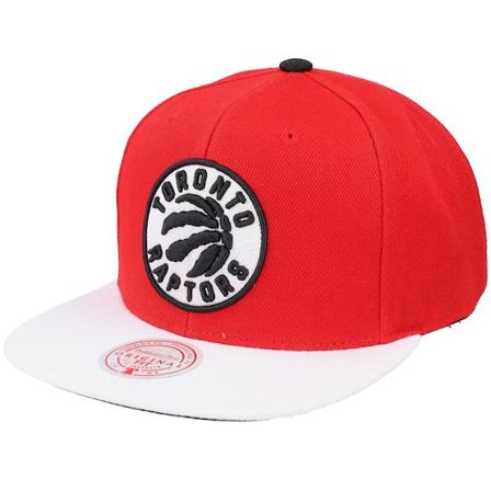 Mitchell & Ness - Toronto Raptors Cardinal Red 2 Tone Scarlet/white Snapback Snapback Red Cap - NBA @ Hatstore