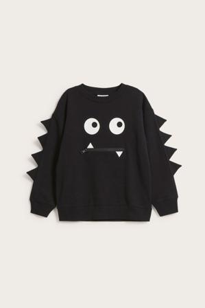 Sweatshirt | Svart | Barn | Kappahl