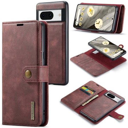 DG.MING 2 i 1 Plånboksfodral till Google Pixel 8