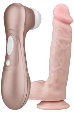 Satisfyer Pro 2 NG + Realistisk Dildo - Woome.pl