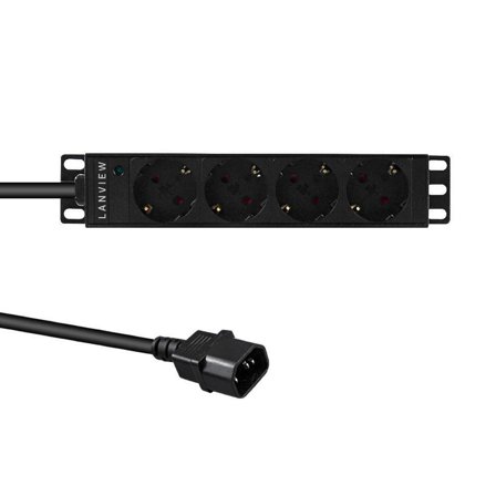 Lanview 10' rack mount power strip,
