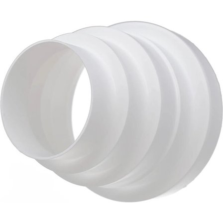 Universal reduktion til ventilationskanaler - Diameter: 120 150 160 mm - Flere størrelser