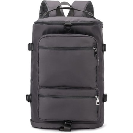 Sports Gym Taske Rygsæk med Vådt Lomme & Sko Rum til Kvinder & Mænd, Holdall Duffel Taske Bagage