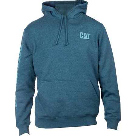 Caterpillar Mens Trademark Banner Hoodie M Mallard Blue