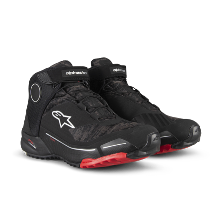 Motorschoenen Alpinestars CR-X Drystar Zwart/Camouflage/Rood 38