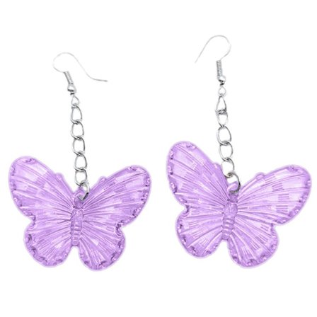 Elegante sommerfugløreringer for kvinner jenter stilige ørepyntegjenstander trendy ørekroker motesmykketilbehør gave