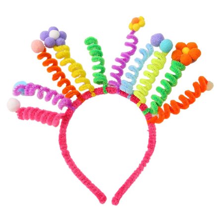 Söt Hårband Atmosfär Färgglad Twist Stick Hår Hoop Hår