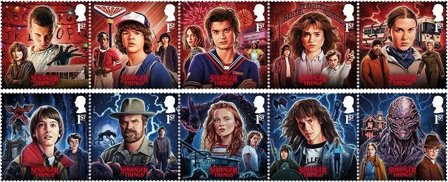 England - Stranger Things - Postfrisk sæt 10v