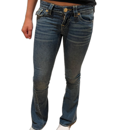 True Religion bootcut jeans blå