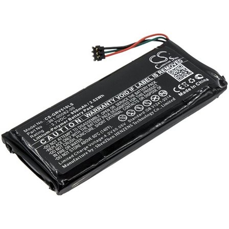 Batteri til Sykler lommelykter for Garmin Varia TL, RTL510, Varia RTL501 og andre.