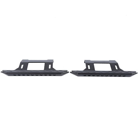 Sivupolkimen alumiiniseos jalkatukilevy lisävarusteet sopivat AXIAL SCX10 1/10 RC Crawler Car Type B noir