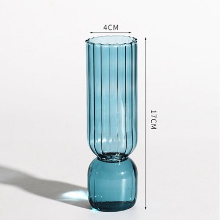 Nordic Glass Vase Små Glass Vaser Blomsteroppsats Hjem Gla