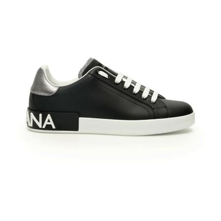 Dolce & Gabbana, Sneakers Zwart, Heren, Maat:42 EU