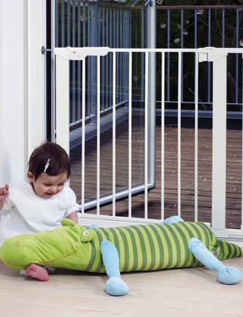 BabyDan Babydan Premier, White, 1 Extension - White - 79.5-86.5CM