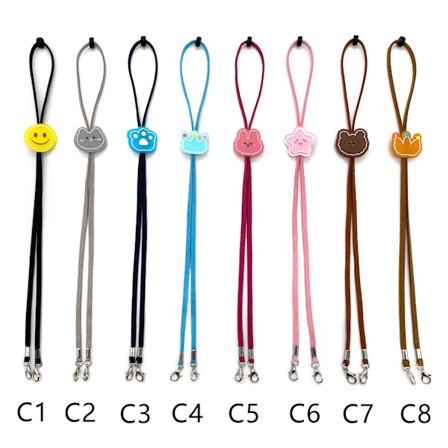 8 stk. Brillebånd til barn, justerbar solbrillekjede for gutter og jenter,