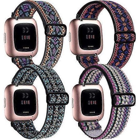 Säädettävät joustavat rannekkeet Fitbit Versa 2/Versa/Versa Lite -kelloille (FMY)