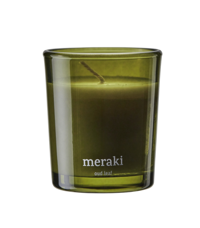 MERAKI Duftlys Oud Leaf 2pk