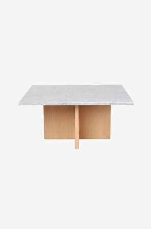 Rowico Home - Sofabord Brooksville, 90 x 90 cm - Hvid - Sofaborde - Fra Homeroom