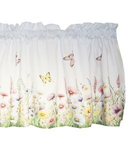 Gardinkappe Selma med blomster Multi