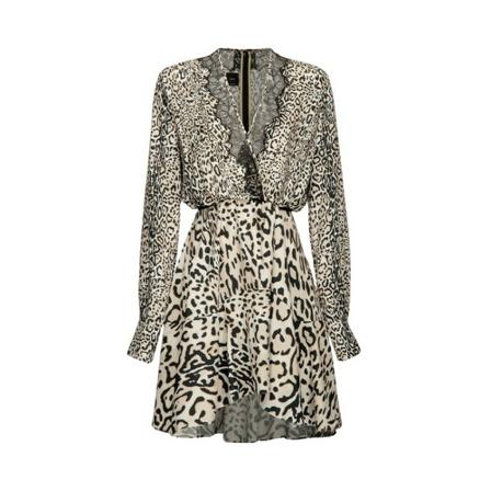 Pinko, Short Dresses Beige, Dames, Maat:M
