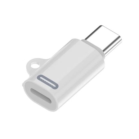 Lightning til USB-C-adapter for f.eks. iPhone 15 Hvit