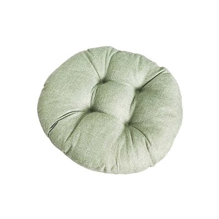 Blød Rund Stolhynde, Have Patio Hjem Køkken Kontor Siddeplads lysegrøn 50cm