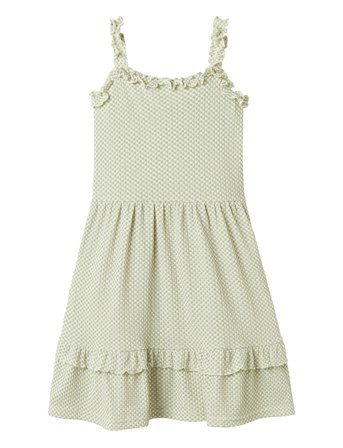 name it Nkfholomme Strap Dress - Green - 164