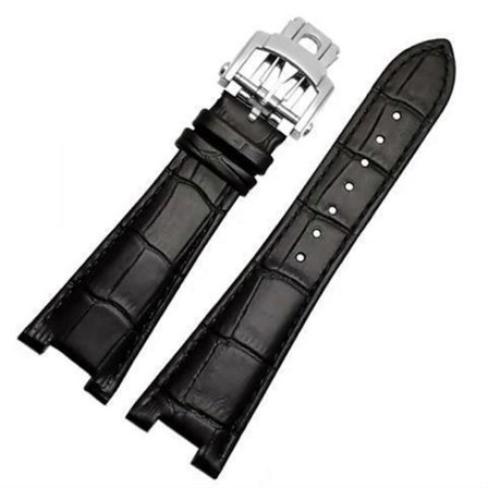Læderurrem, der passer til Patek Philippe 5711 5712G Nautilus Brun Sort Blå Blød Urrem i Oksehud 25mmX13mm