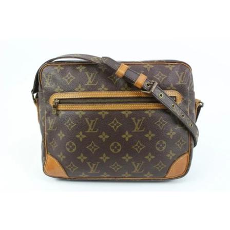 Louis Vuitton Vintage, Pre-owned Canvas louis-vuitton-bags Bruin, Dames, Maat:ONE Size