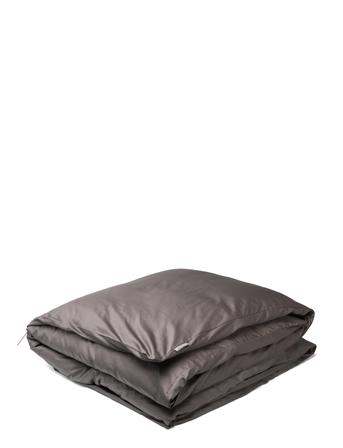 Hotel Cotton Sateen Charcoal Gray Duvet Cover Home Textiles Bedtextiles Duvet Covers Grå Lexington Home
