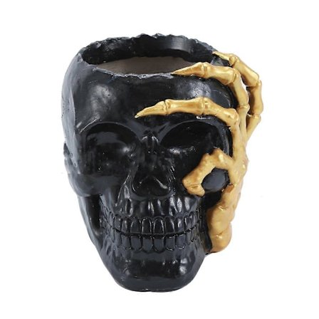 Kodin sisustuksen pääkalloruukku, pieni sisäkukkaruukku, sisäkasvien minikukkaruukku, puutarha Suc