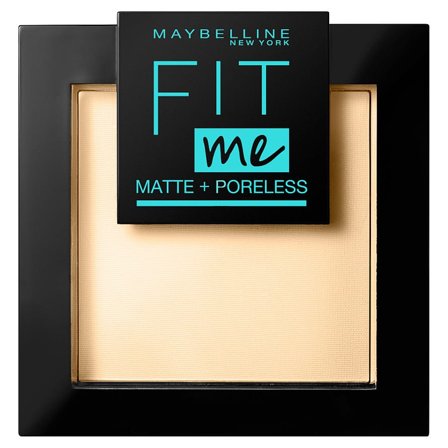 Maybelline New York Fit Me Matte & Poreless Pudder 220 Natural Beige, Makeup, Ansigt, Pudder